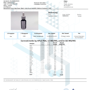 300mg Natural Tincture (30mL)